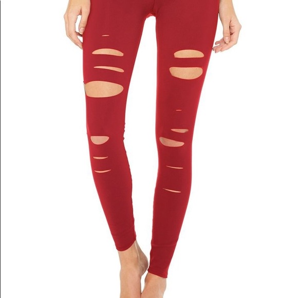 ALO Yoga Pants - Alo yoga ripped warrior leggings